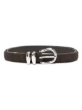 Anderson's skinny suede belt - Brown