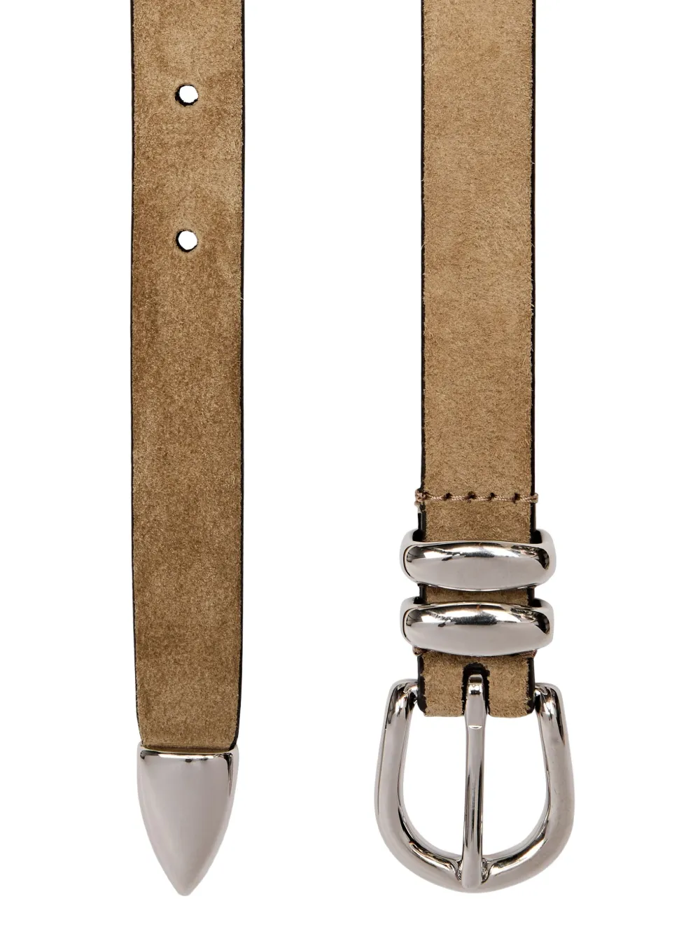 Anderson's suede buckled belt - Bruin