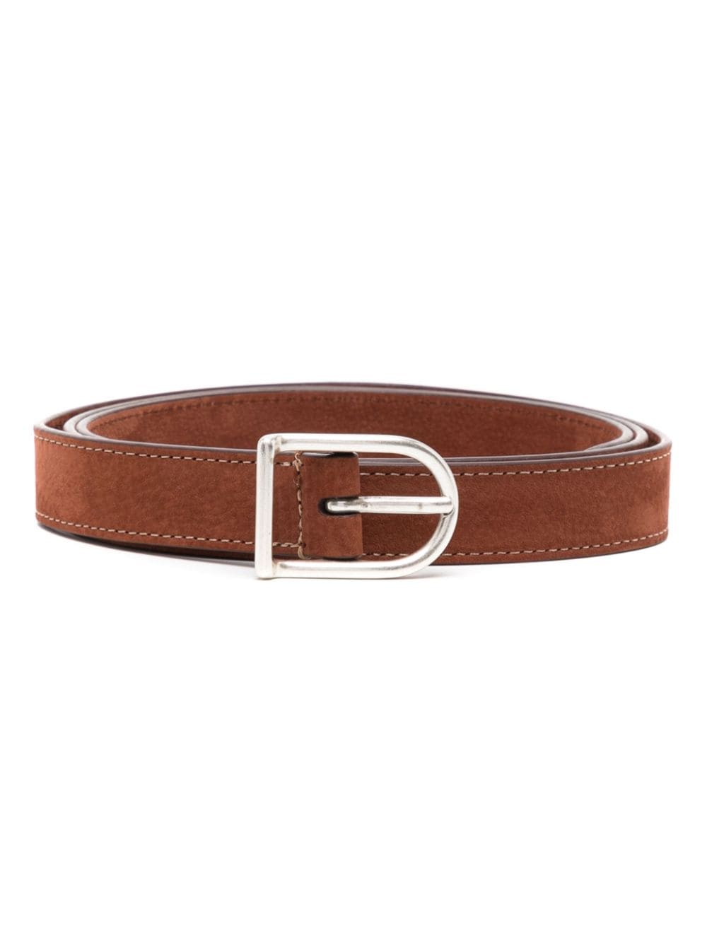 Anderson's nubuck leather belt - Marrone