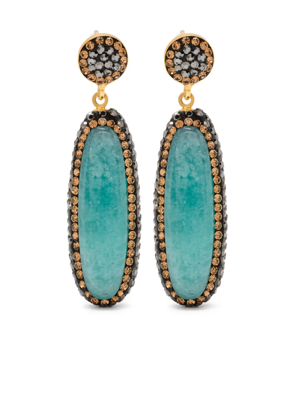 NAGHEDI aretes Amazonite | verde | Image 1