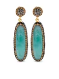 NAGHEDI Amazonite earrings - Green