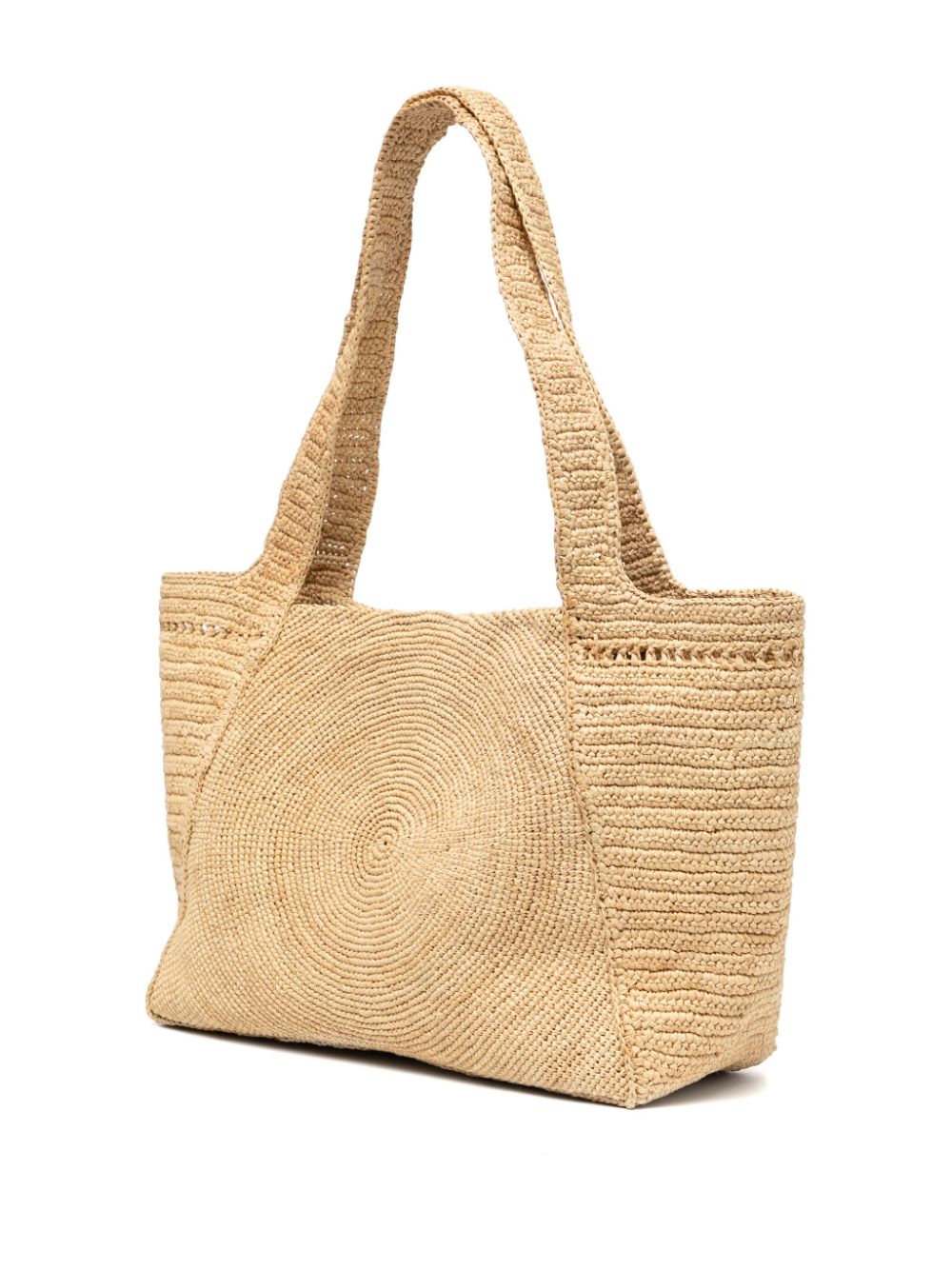 Stella McCartney medium logo raffia beach bag Women