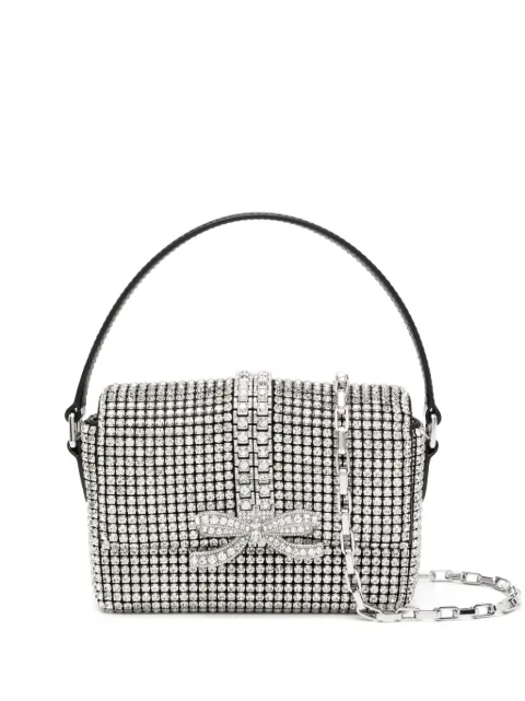 Self-Portrait bolsa mini con detalles de strass