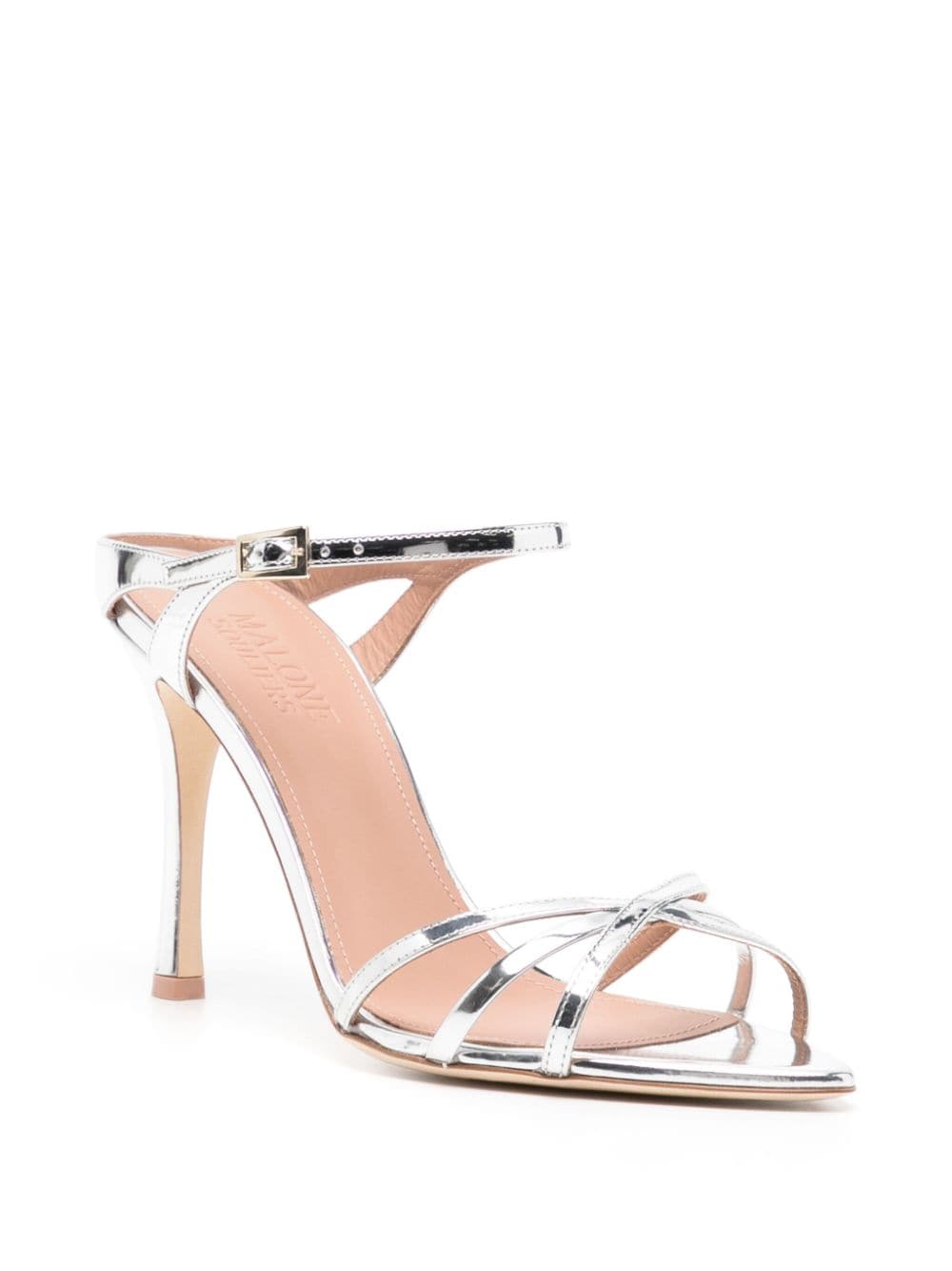 Malone Souliers 90 mm Yuna sandalen - Zilver