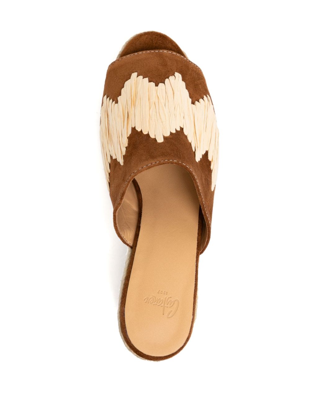 Castañer Eleo wedge mule Bruin