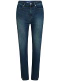 Karl Lagerfeld Jeans high-rise split-hem jeans - Blue