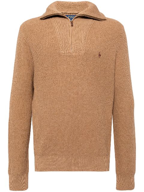 Polo Ralph Lauren Polo Pony-embroidered waffle-knit jumper Men