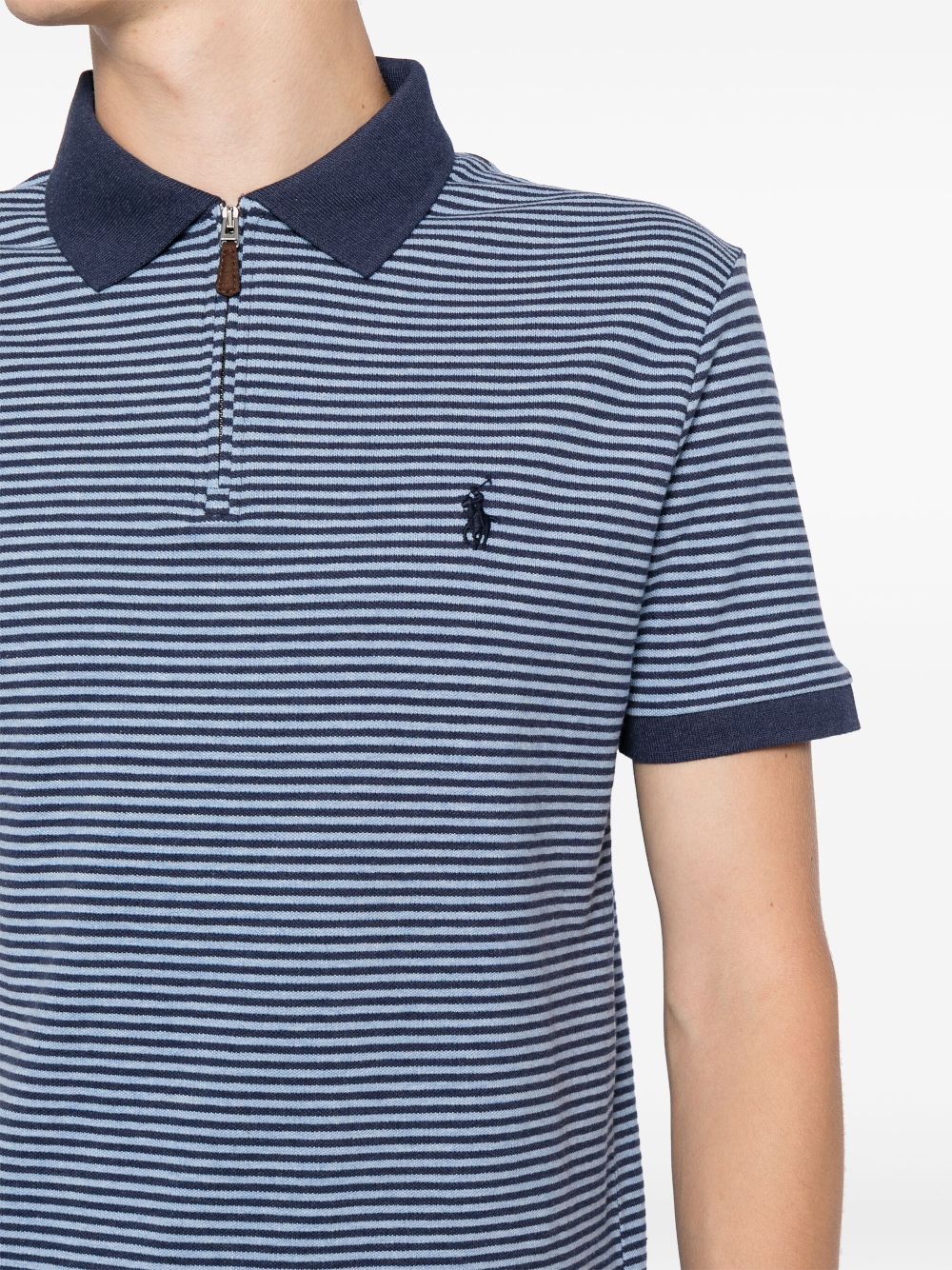 Polo Ralph Lauren stretch-mesh zip polo shirt Men