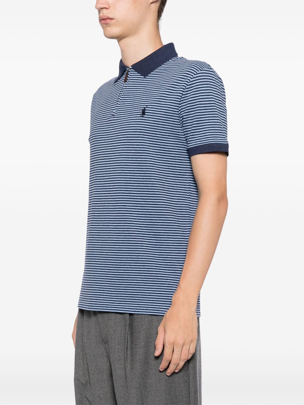 Polo Ralph Lauren stretch-mesh zip polo shirt Men