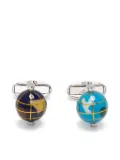 Paul Smith globe cufflinks - Blue