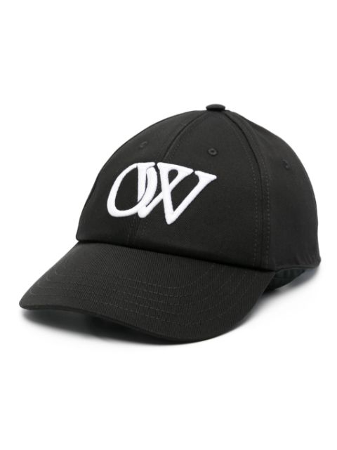 logo-embroidered cap