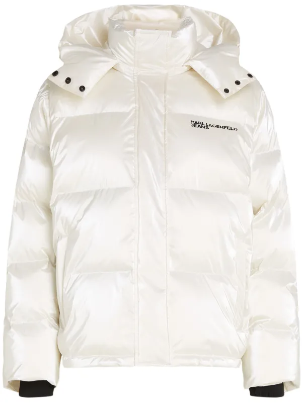 Karl Lagerfeld White Puffer sold Coat