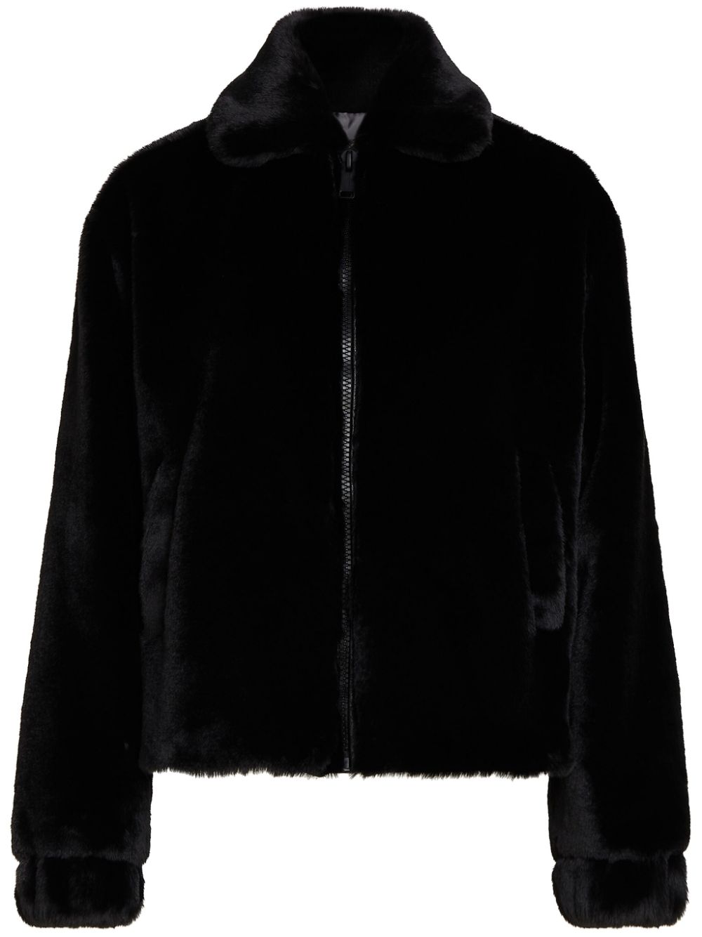 Karl lagerfeld faux fur coat hotsell