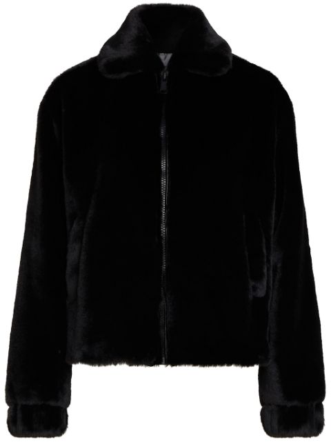 Karl Lagerfeld Jeans faux-fur jacket