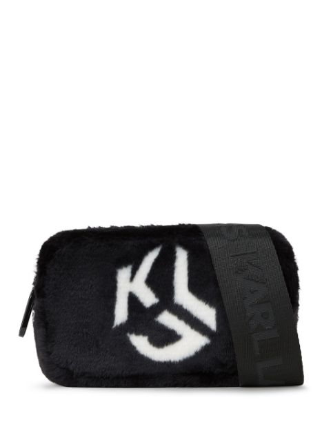 Karl Lagerfeld Jeans faux-fur cross body bag WOMEN