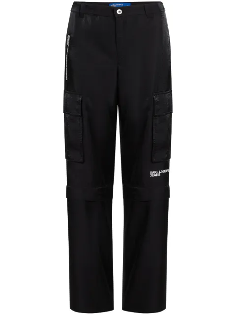 Karl Lagerfeld Jeans pantalones cargo con diseño recto