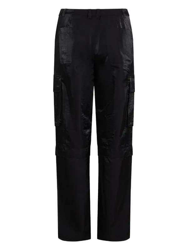 Karl Lagerfeld Jeans straight-leg Cargo Trousers | Black