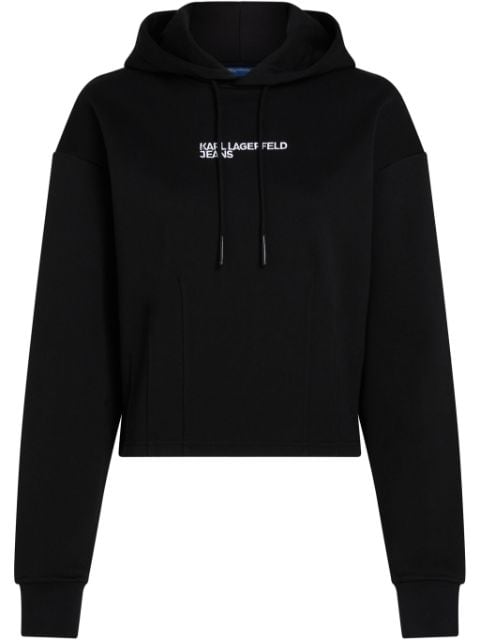 Karl Lagerfeld Jeans Pintuck hoodie