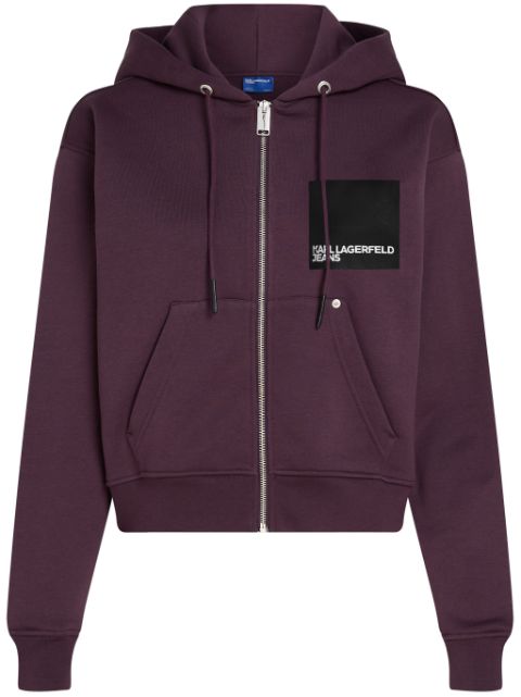 Karl Lagerfeld Jeans zip-up hoodie