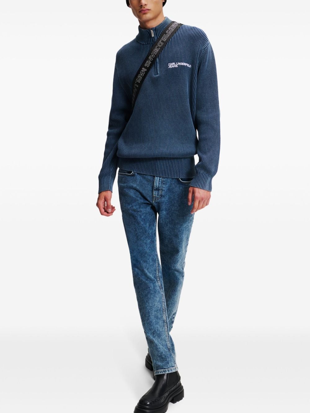 Karl Lagerfeld Jeans slim-cut jeans - Blauw