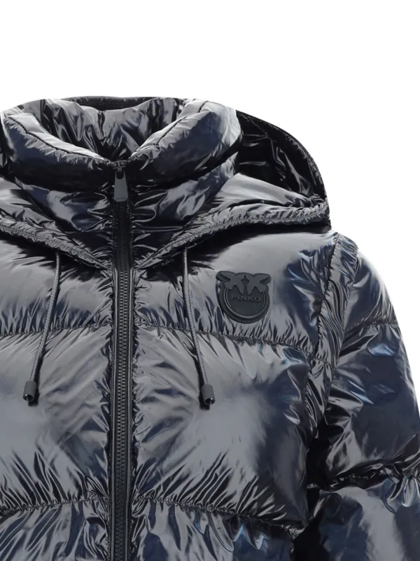 PINKO Down Jacket Black FARFETCH UK