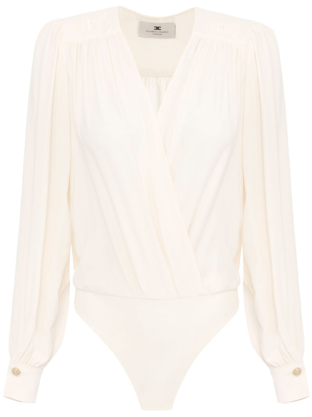 draped wrap bodysuit