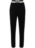 Elisabetta Franchi knitted tapered trousers - Black