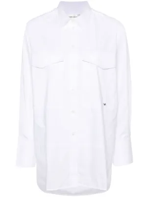 Stella McCartney Plastron Shirt | White | FARFETCH JO