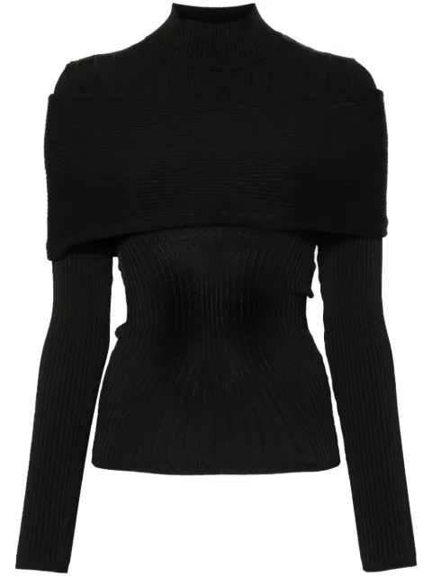 Mugler top tejido
