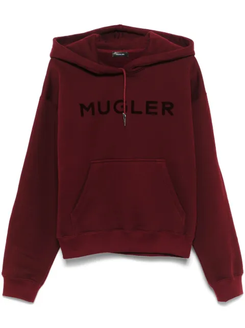 Mugler logo hoodie