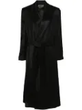 Mugler belted coat - Black