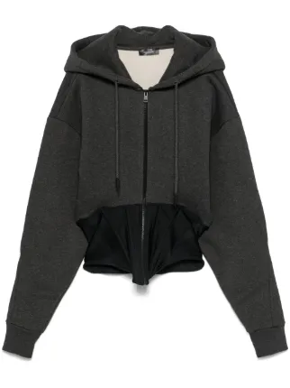 Mugler コルセット パーカー | グレー | FARFETCH JP