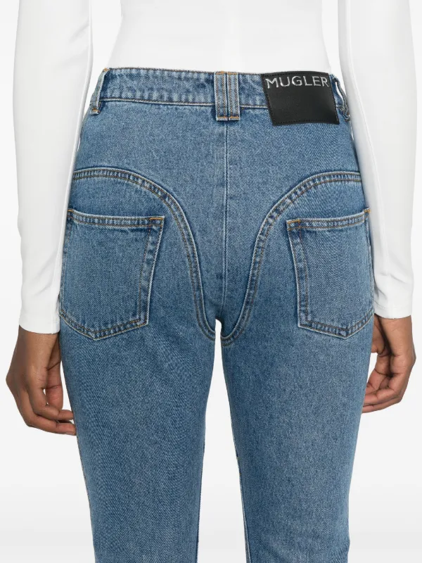 デニム・ジーパン MUGLER Woman Jeans Blue PA0398242 6048 Denim | MUGLER Official Website – Mugler