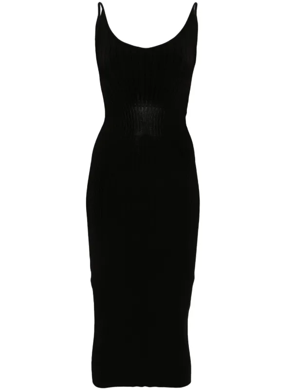 ワンピース MUGLER FW23 RO1308 MIDI DRESS (23W1RO1308470 1999 BLACK) dresses | MUGLER Official Website – Page 2 – Mugler