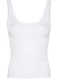 Mugler knit tank top - White