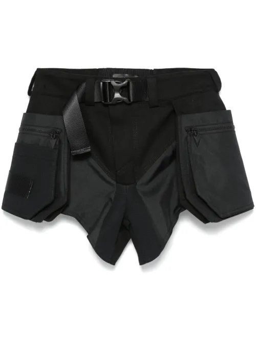 Mugler short à poches cargo - Noir - Mugler - Modalova
