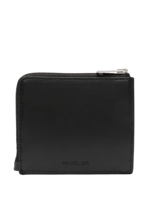 Mugler Portefeuille a Design Embosse Noir FARFETCH CM