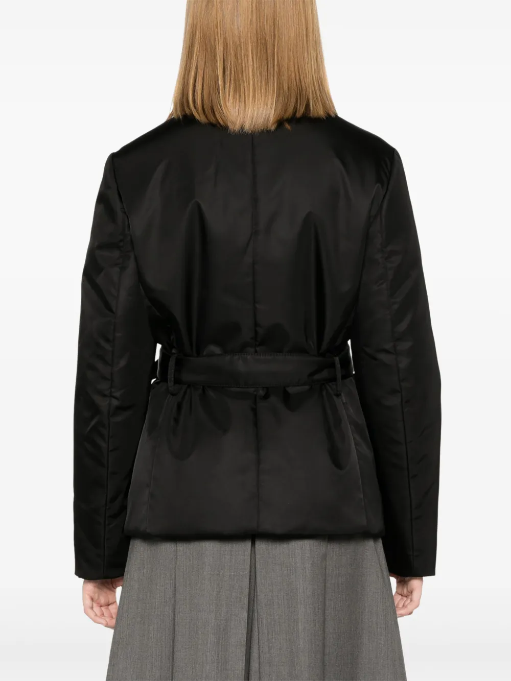 Prada Gewatteerd jack Zwart