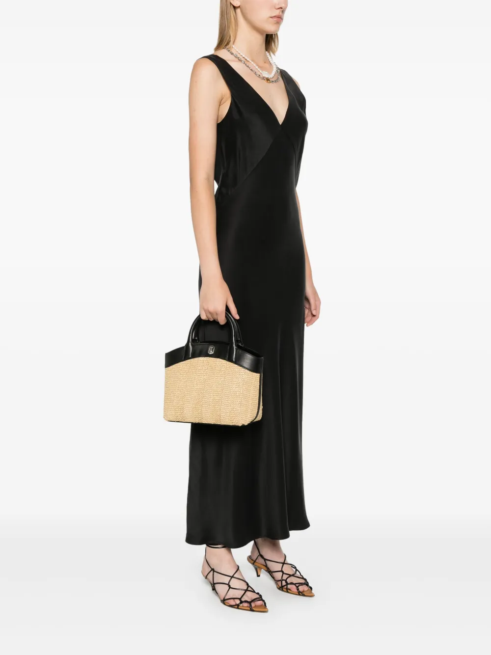Savette Tondo kleine shopper - Zwart