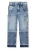 Marc Jacobs Kids panelled jeans - Blue