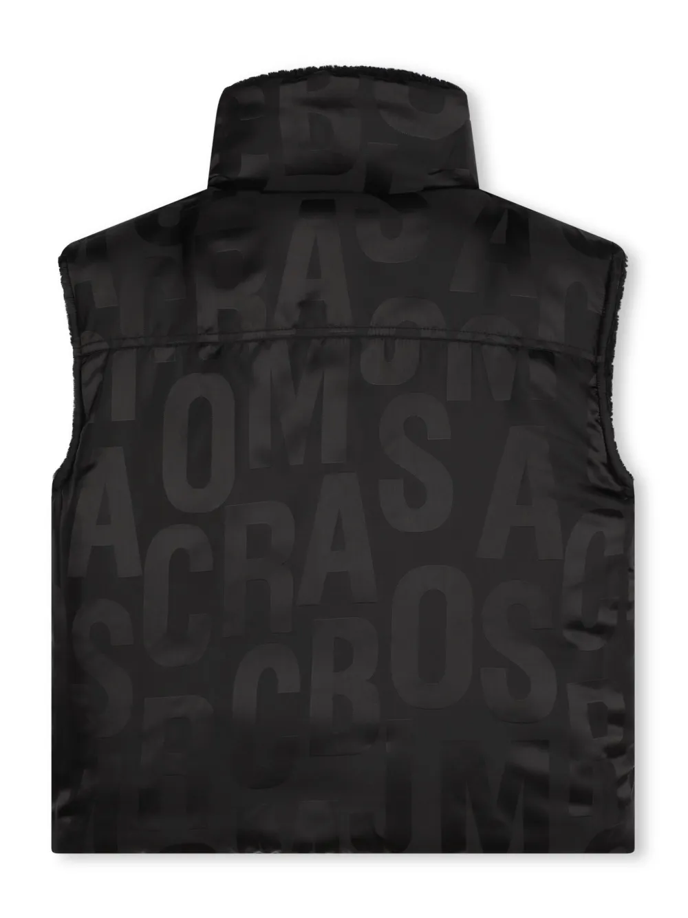 Marc Jacobs Kids Omkeerbare bodywarmer met print Zwart