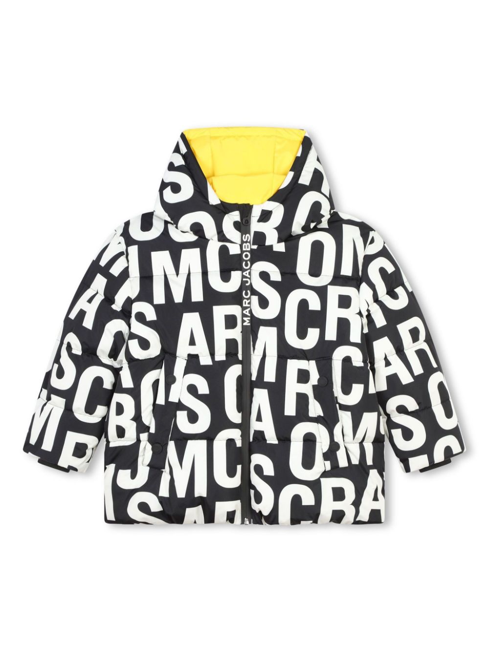 Marc Jacobs Kids logo-printed Puffer Jacket | Black | FARFETCH