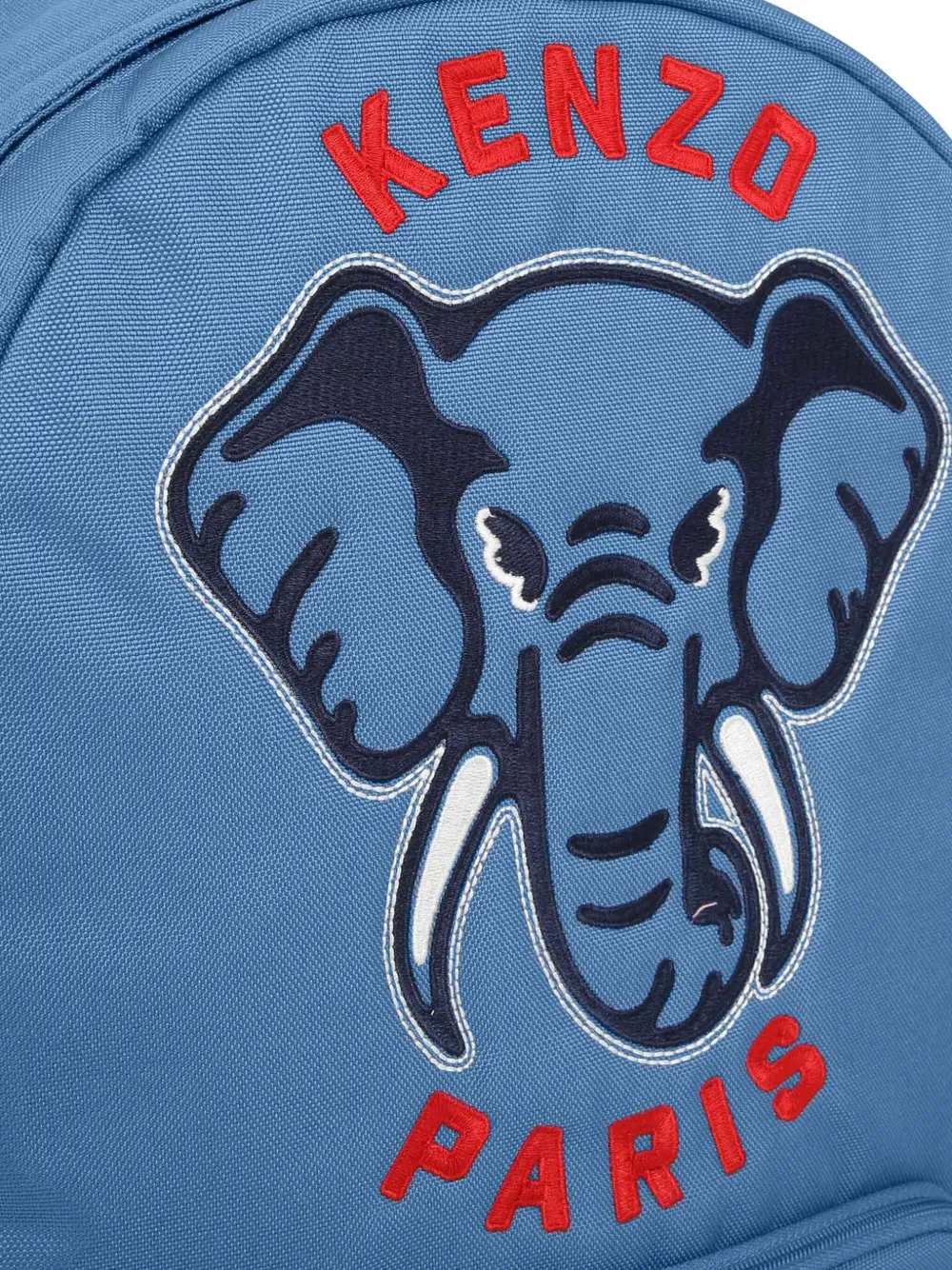 Kenzo Kids Rugzak met geborduurd logo Blauw