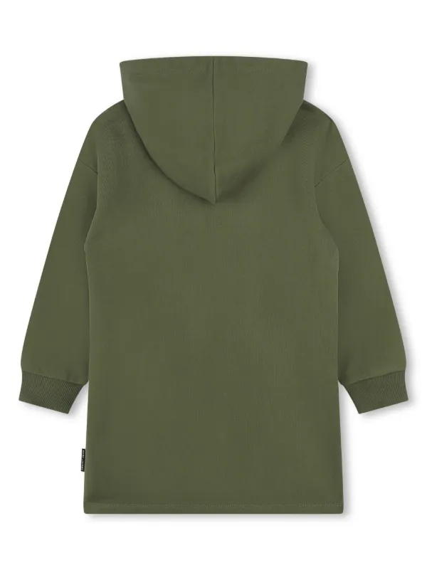 Marc JACOBS-Girls Green Bag Hooded Dress Marc JACOBS-Girls Green Bag Hooded Dress