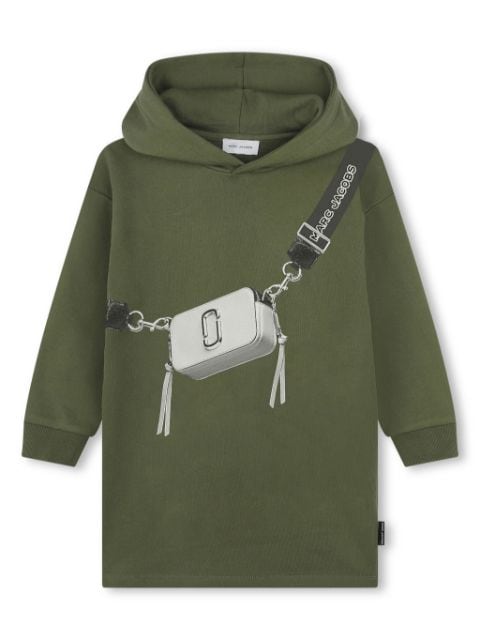 Marc Jacobs Kids printed hooded dress