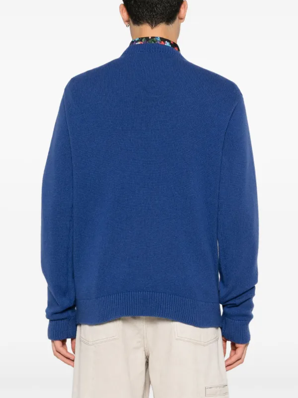 The Elder Statesman カシミヤニット The Elder Statesman Simple セーター | ブルー | FARFETCH JP