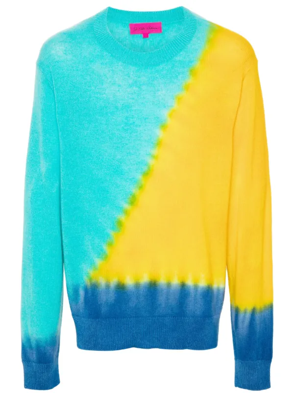 The Elder Statesman Gradient Tranquility Jumper in Blue