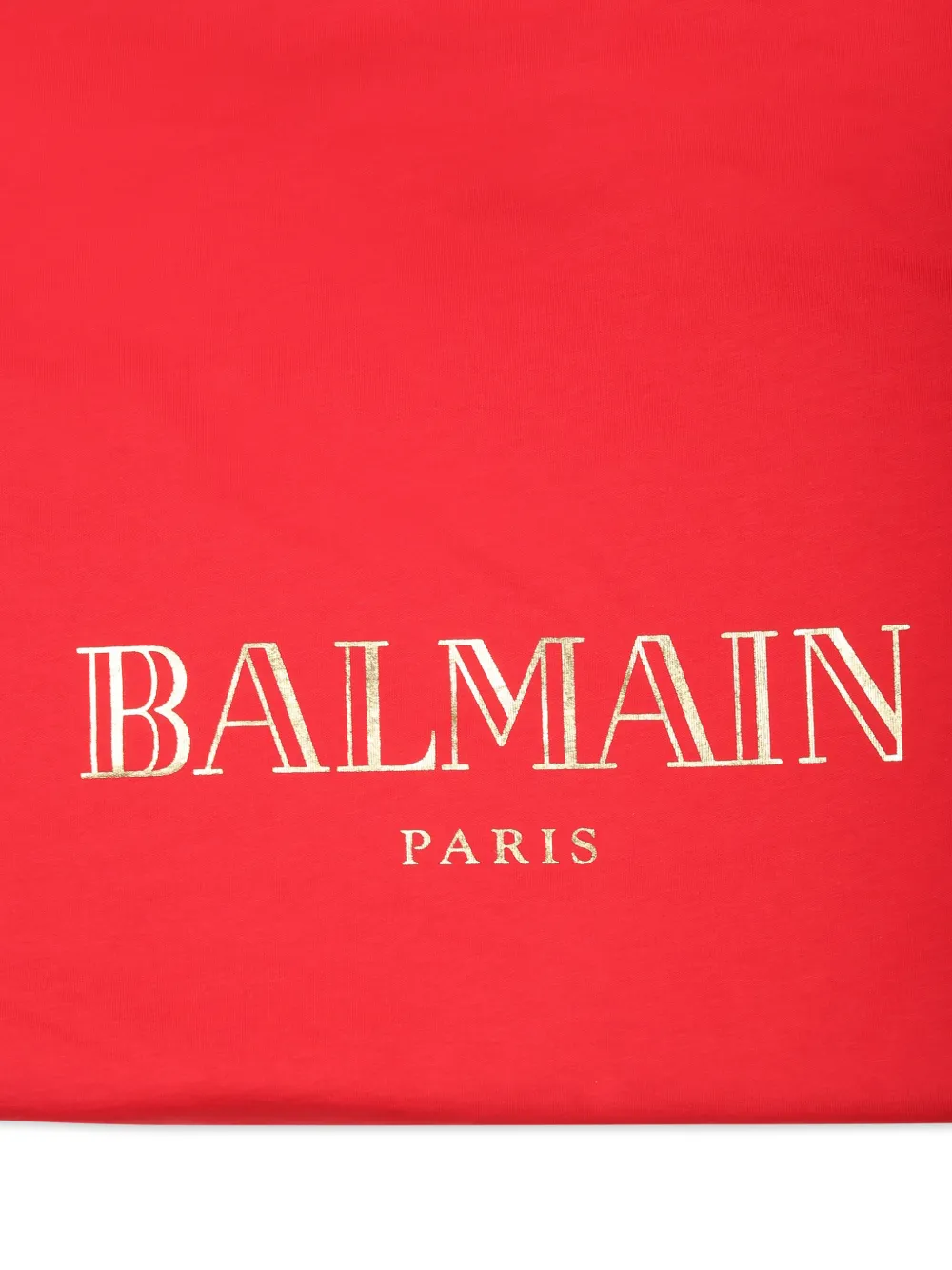 Balmain Kids Deken met logoprint Rood