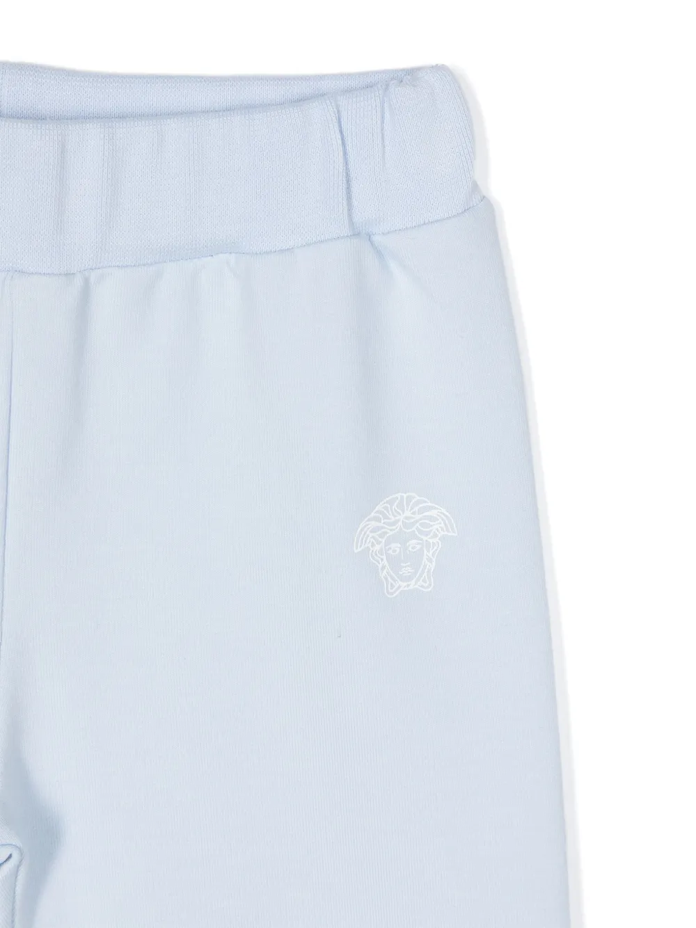 Versace Kids Trainingspak met logoprint Blauw