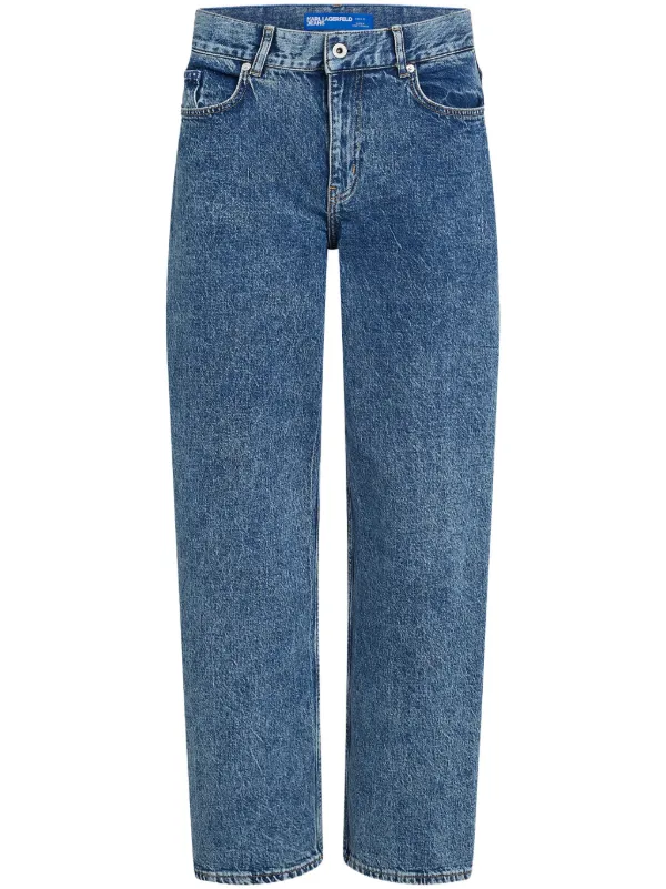 Karl Lagerfeld Jeans mid-rise Baggy Jeans Blue FARFETCH PH
